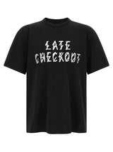 44 Label Group Black Cotton T-Shirt