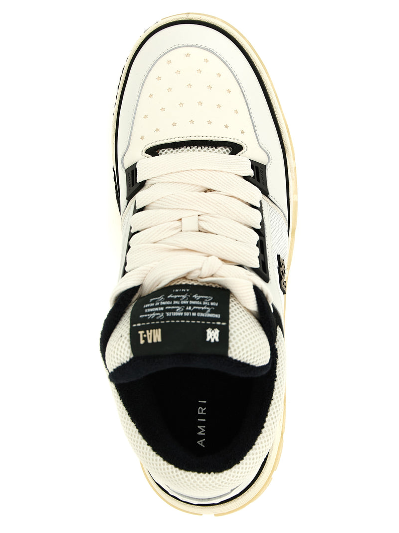 Amiri Bicolor Calfskin MA-1 Athletic Sneakers