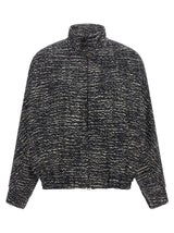 Darkpark White Virgin Wool Bomber