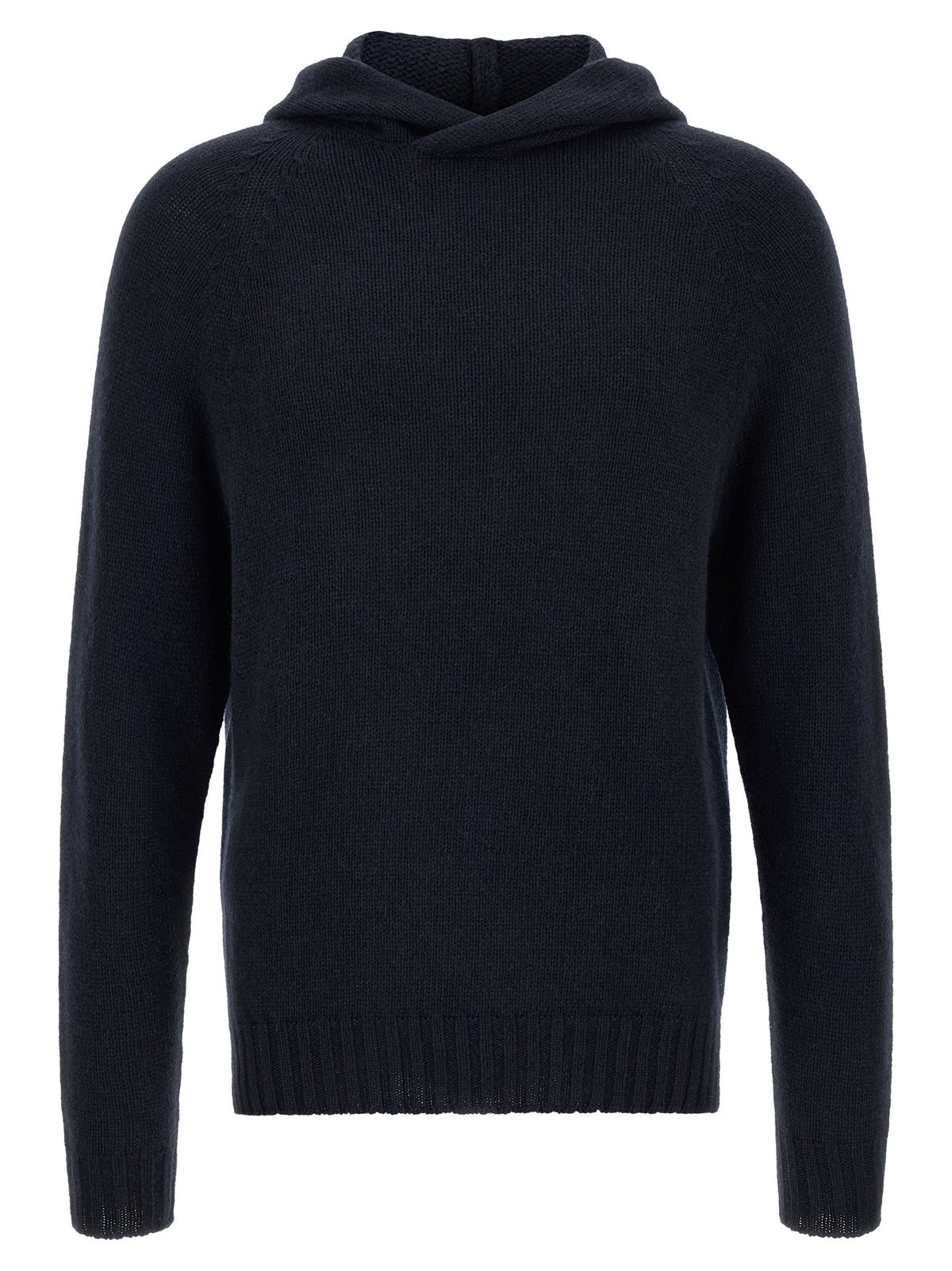 MA'RY'YA Blue Cashmere Cardigan