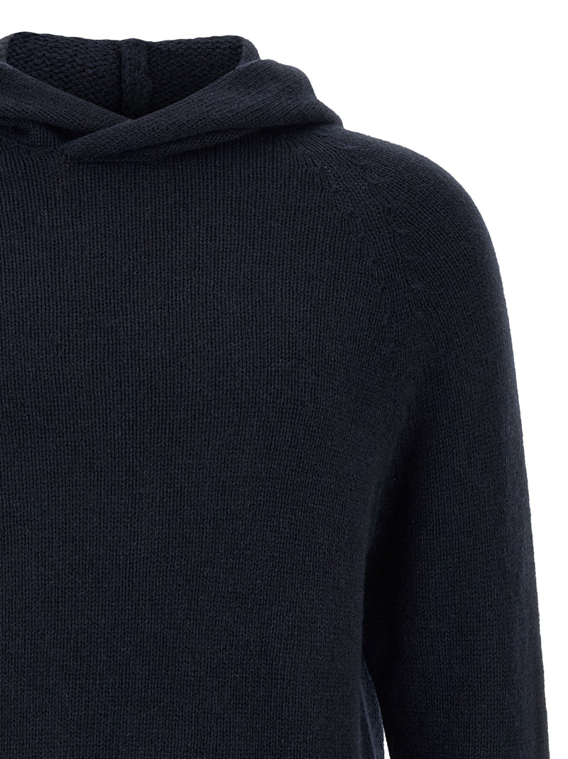 MA'RY'YA Blue Cashmere Cardigan - Luxurious Comfort