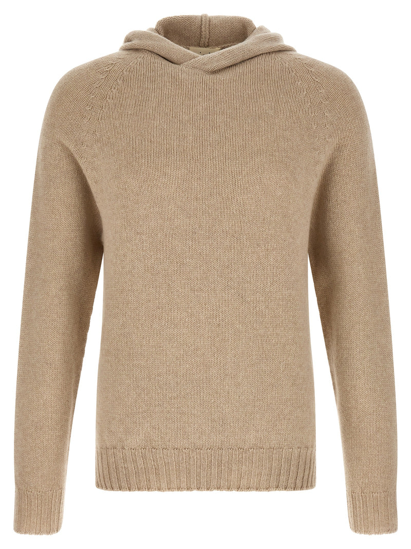 MA'RY'YA Beige Cashmere Cardigan - Luxurious Knitwear
