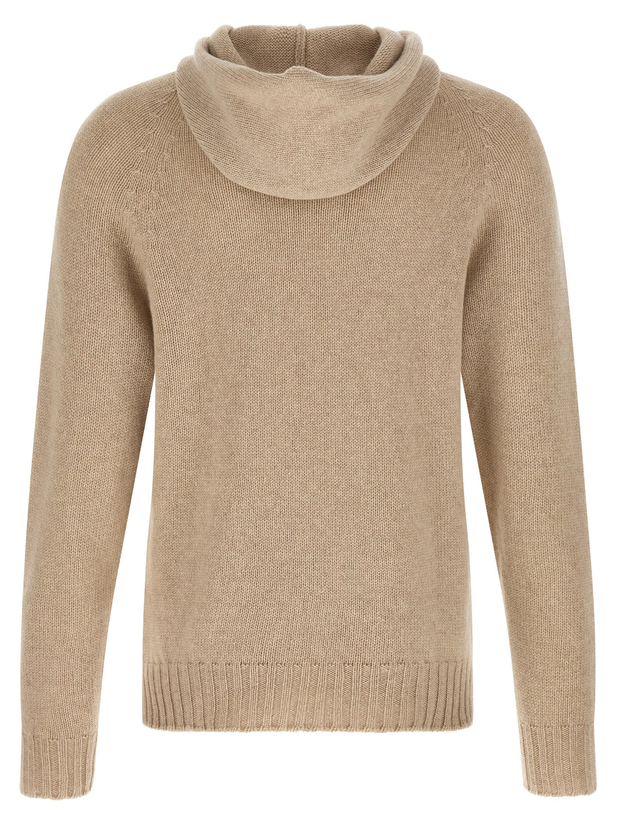 MA'RY'YA Beige Cashmere Cardigan