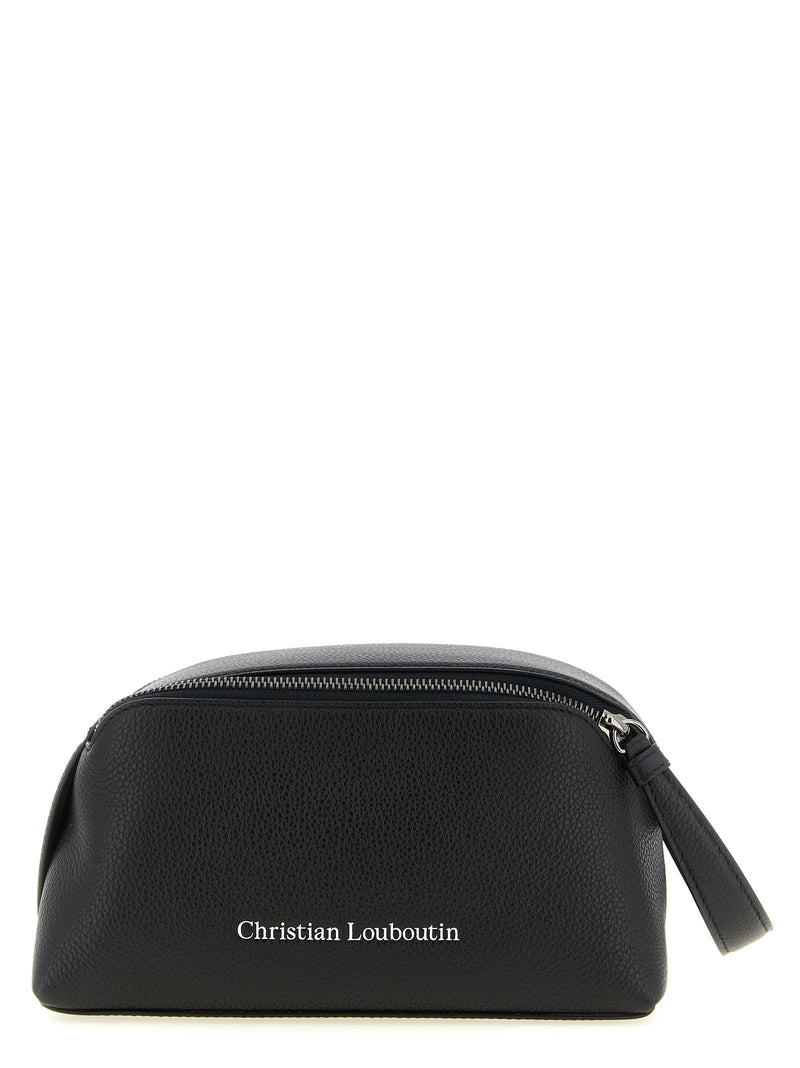 Christian Louboutin Nostalgic Traveler Black Calfskin Beauty Case
