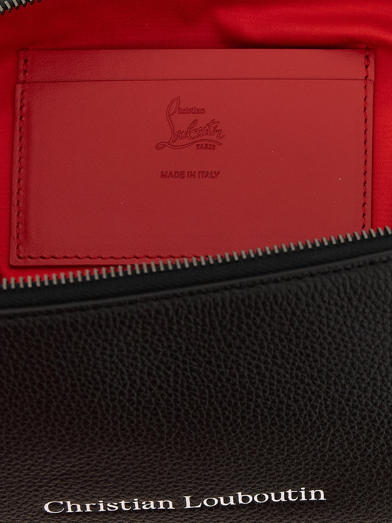 Christian Louboutin Nostalgic Traveler Black Calfskin Beauty Case