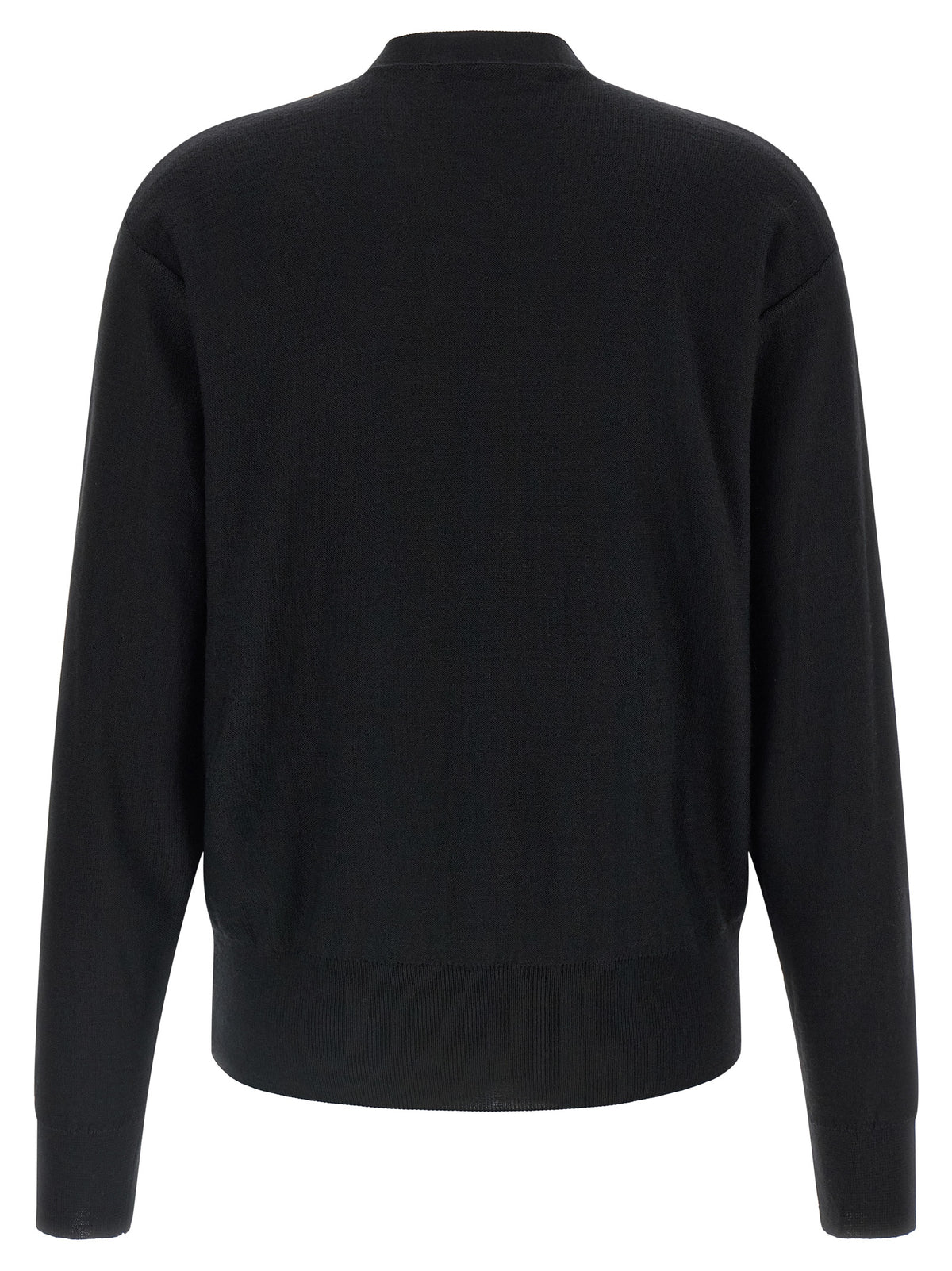 Lemaire Black Wool Cardigan