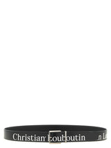 Christian Louboutin Black Calfskin Regular Belt