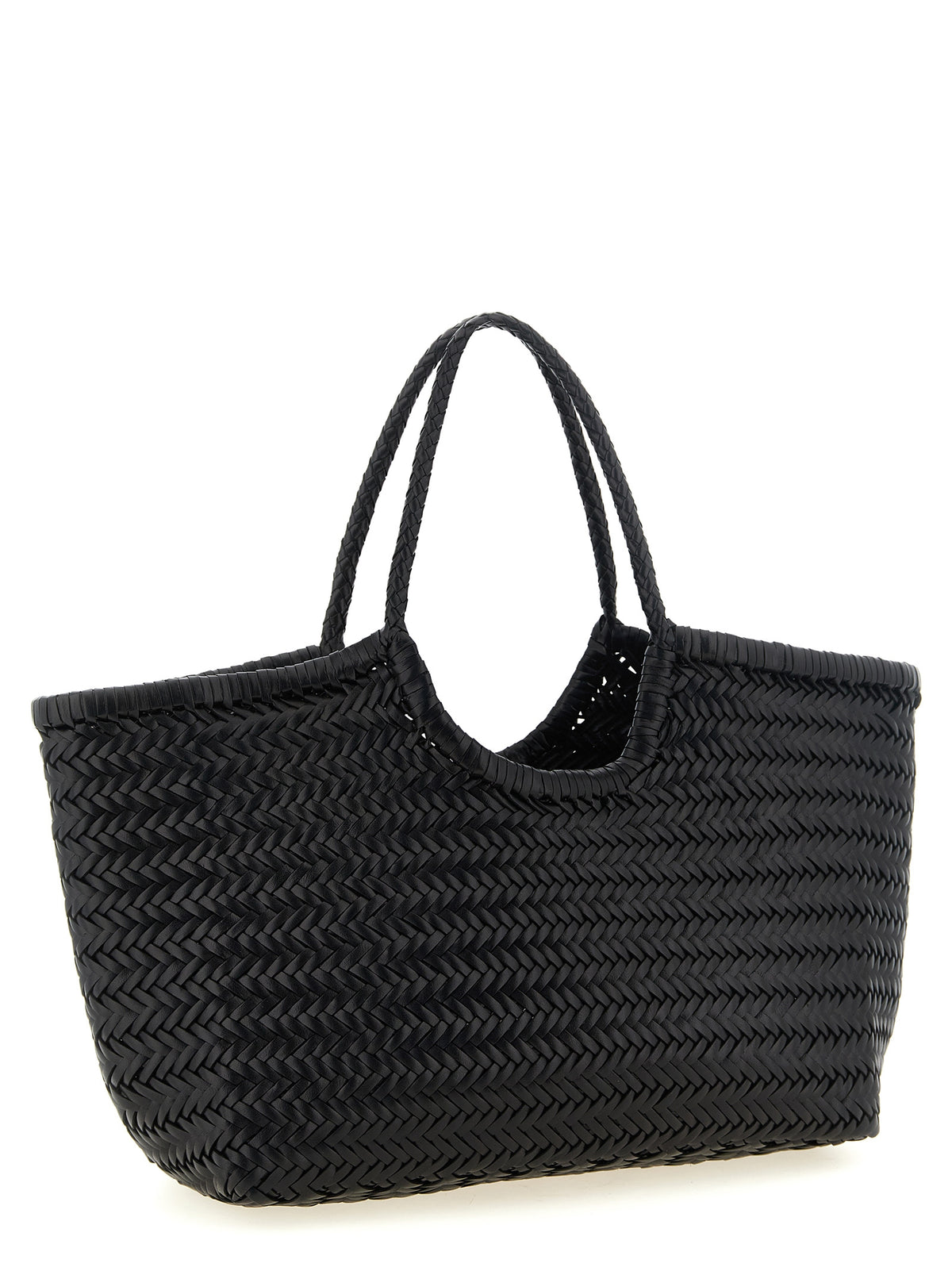 Dragon Diffusion Black Cowhide Shoulder Bag