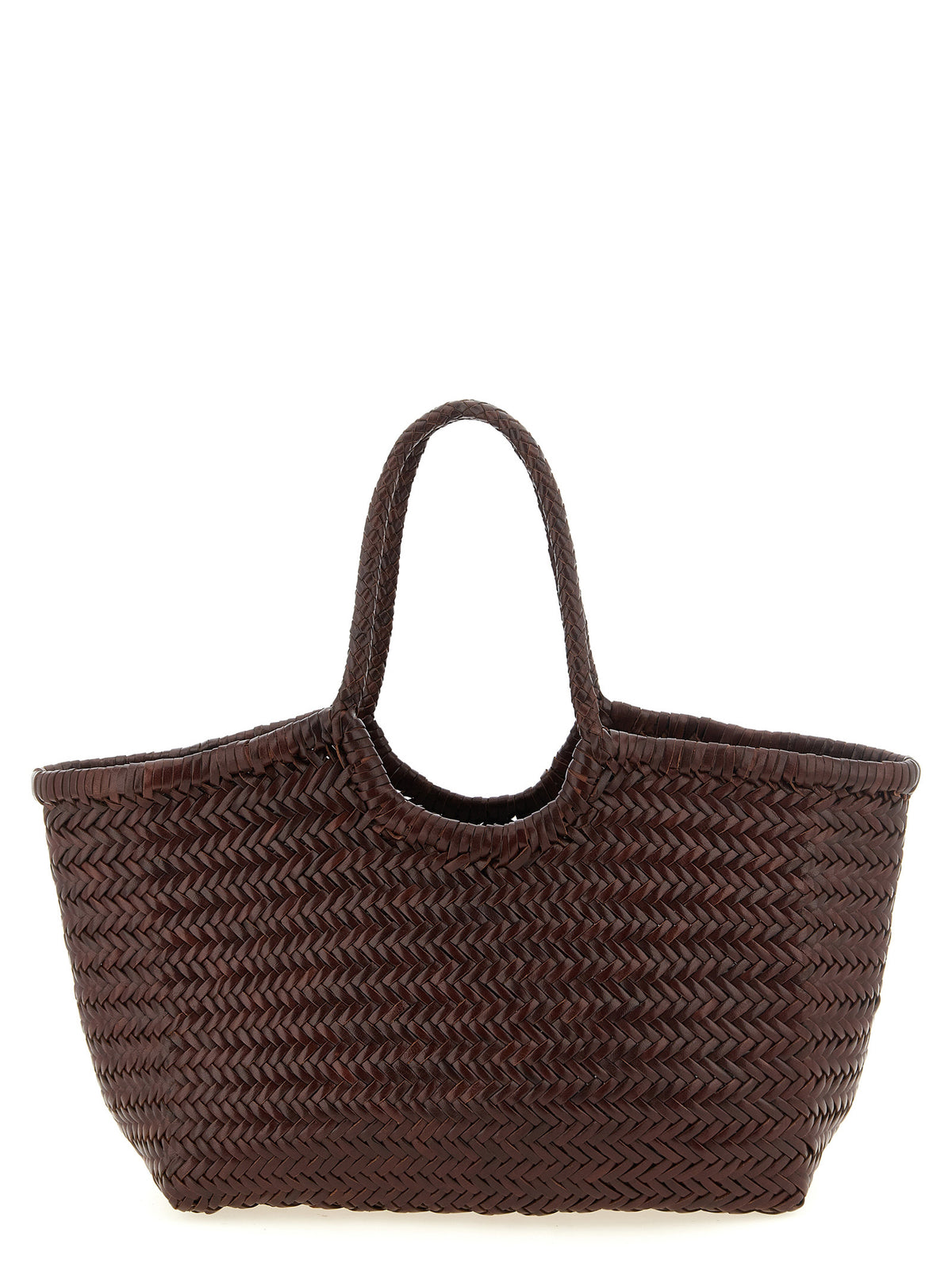 Dragon Diffusion Brown Cowhide Shoulder Bag