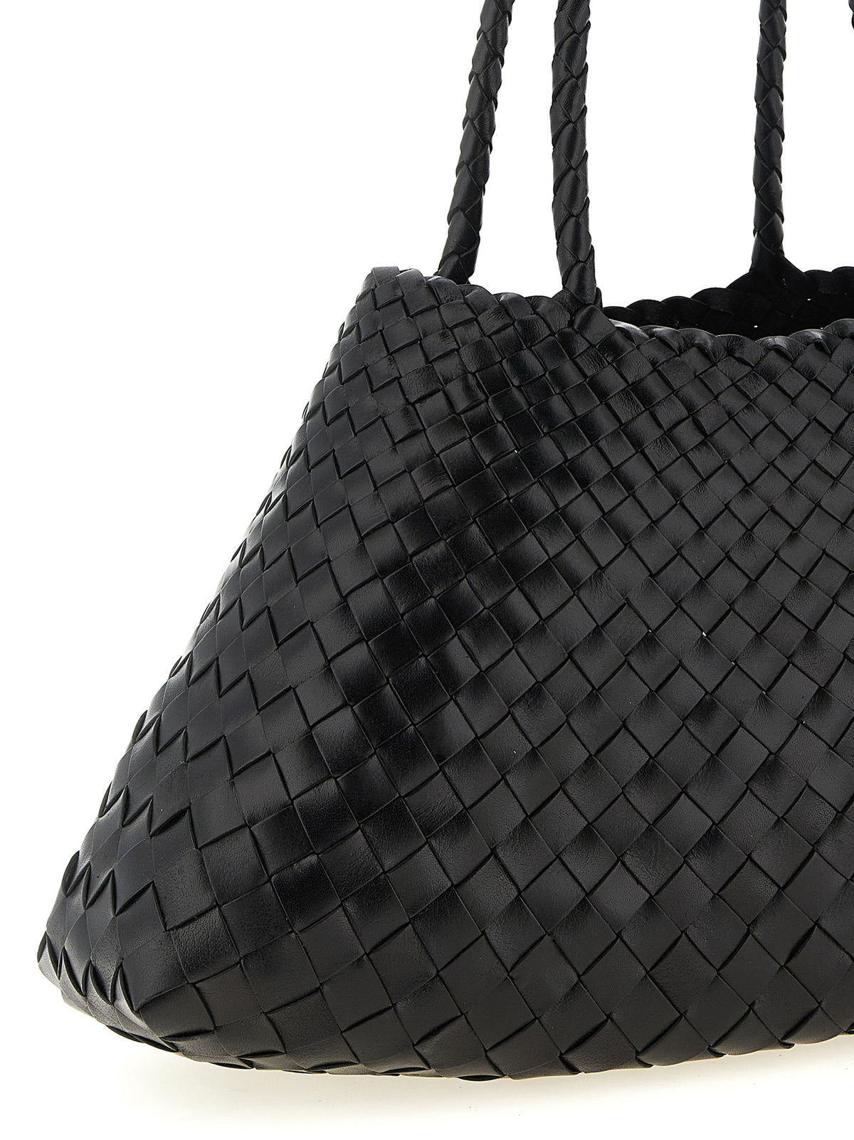 Dragon Diffusion Black Calfskin Shoulder Bag