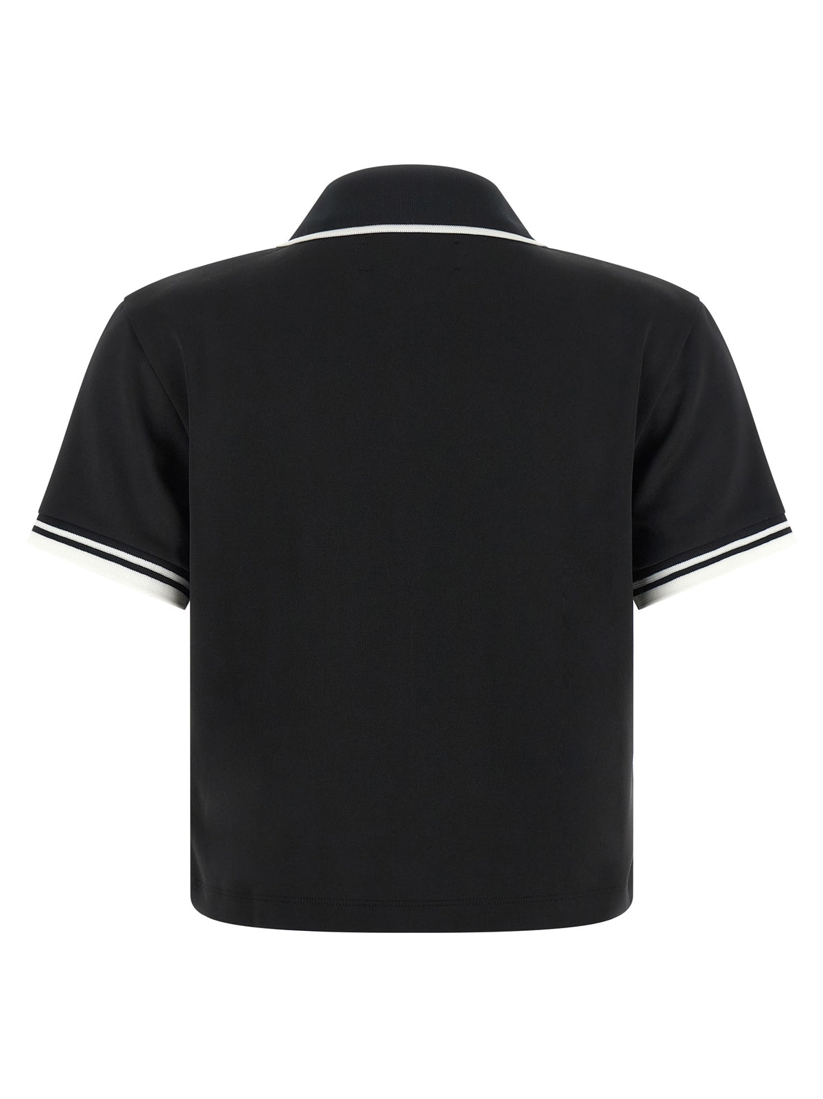 Amiri Black Polyester Polo Shirt