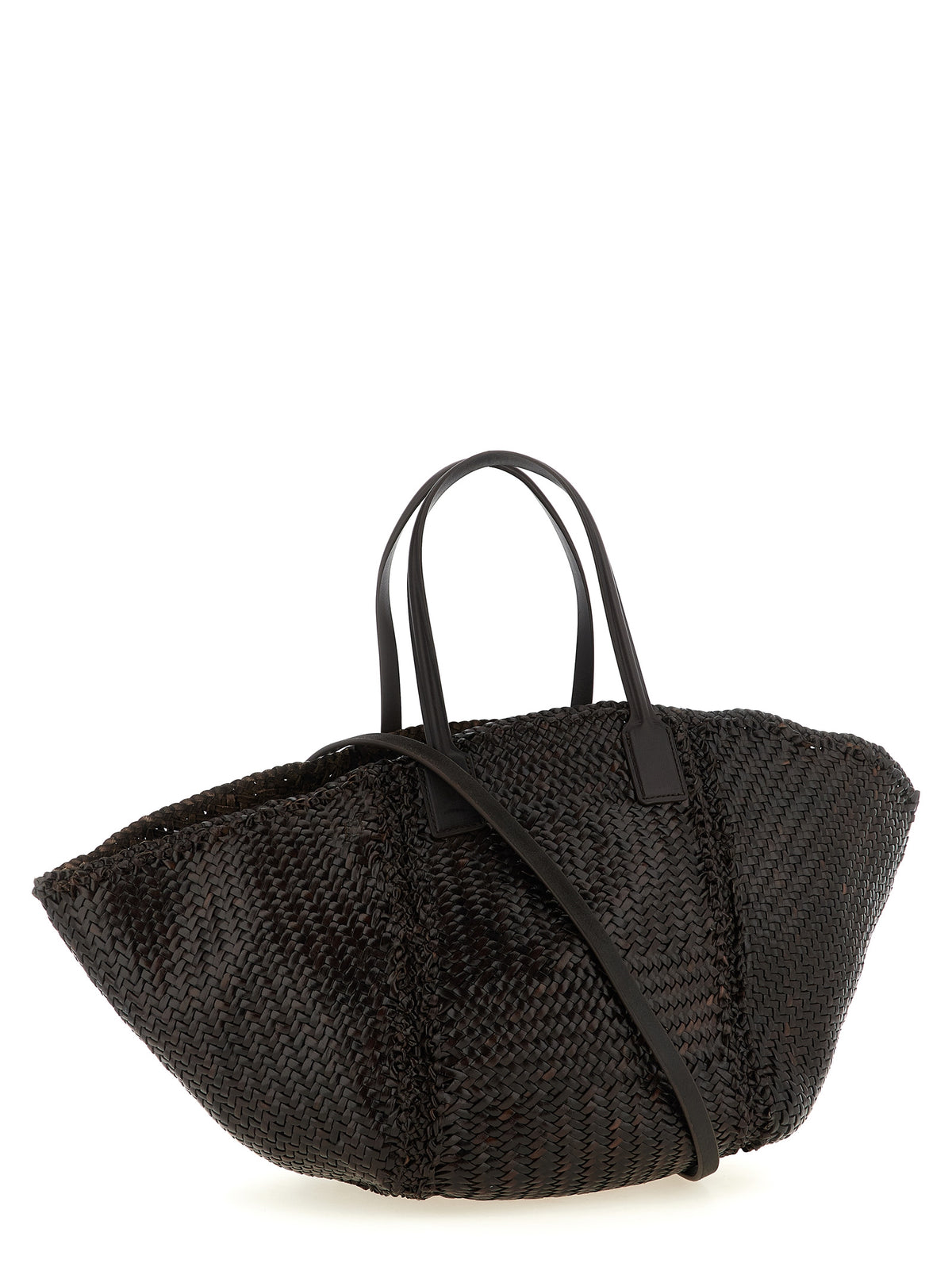 Dragon Diffusion Brown Calfskin Tote Bag
