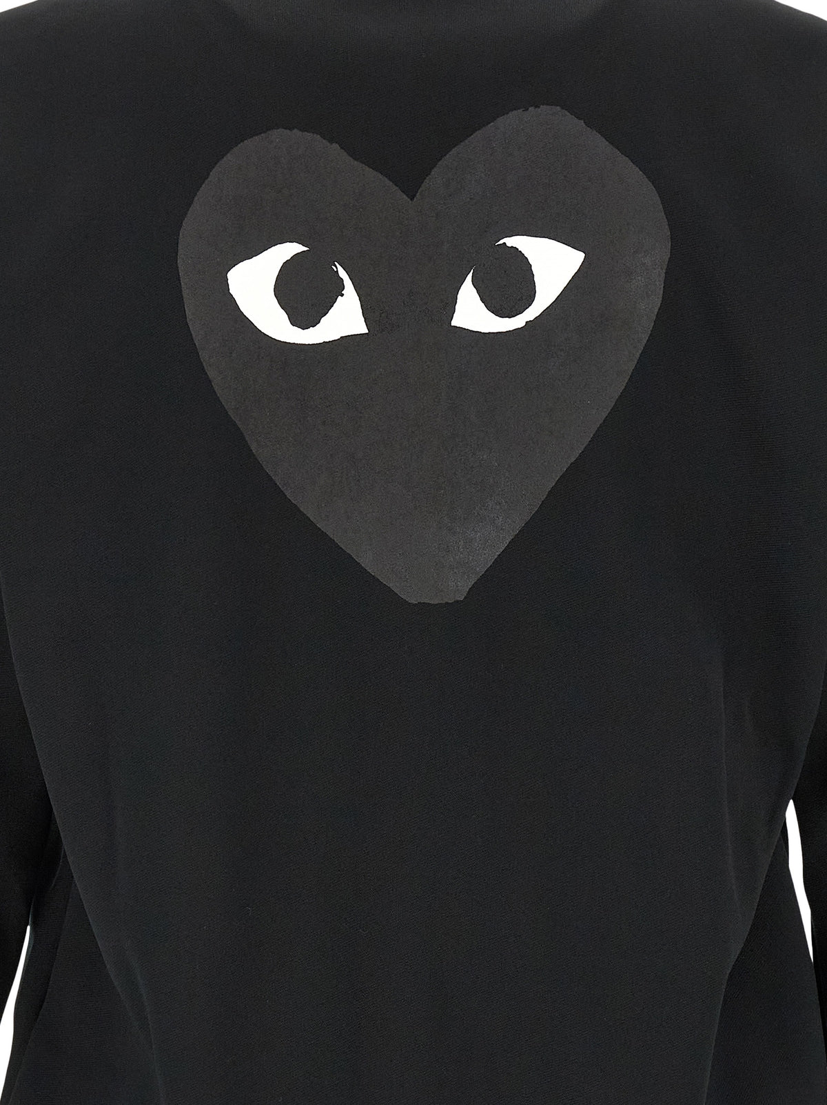 Comme Des Garçons Play Black Polyester Cardigan