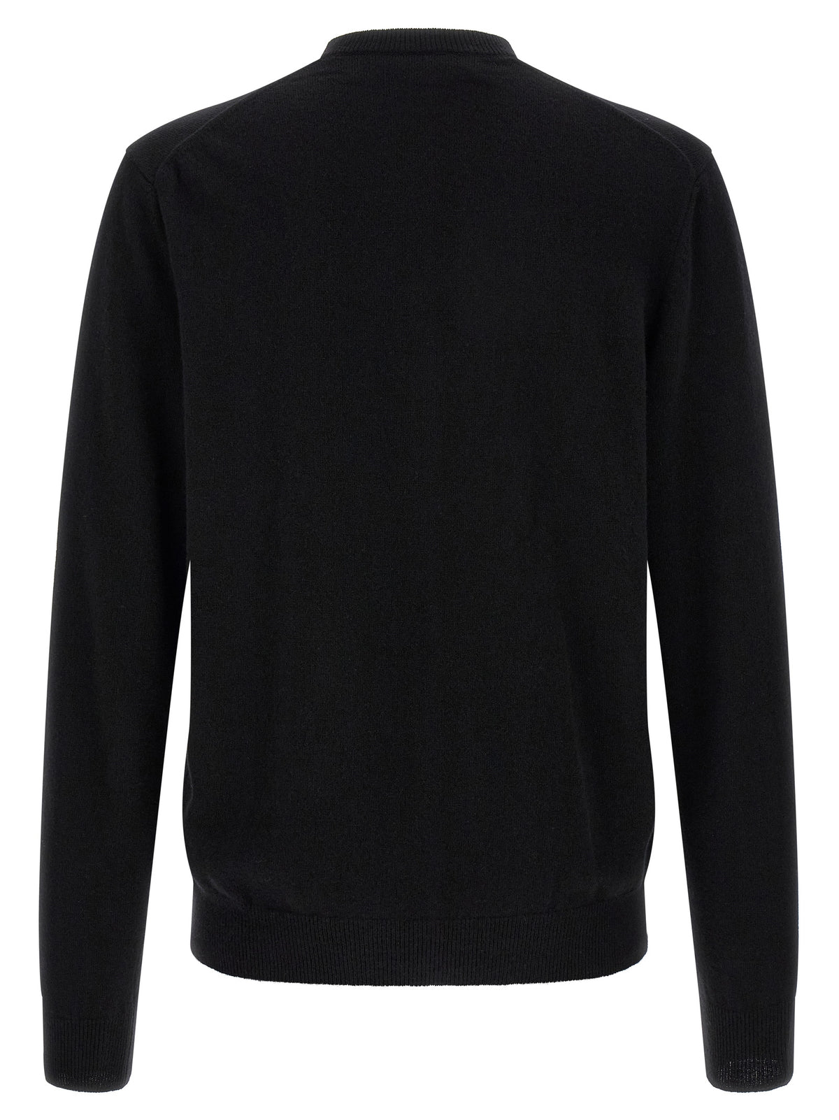 Comme Des Garçons Play Black Wool Cardigan