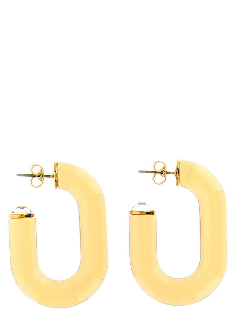 Paco Rabanne Gold Brass Earrings - Contemporary Elegance