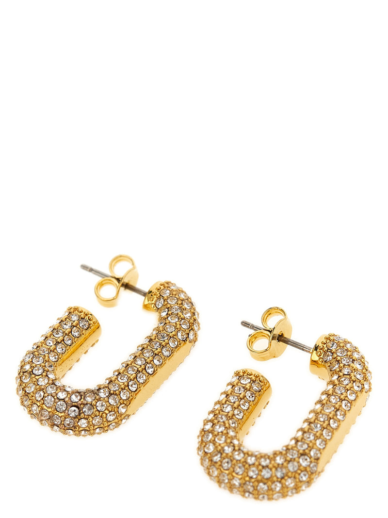 Paco Rabanne Gold Brass Earrings - Bold & Trendy Design