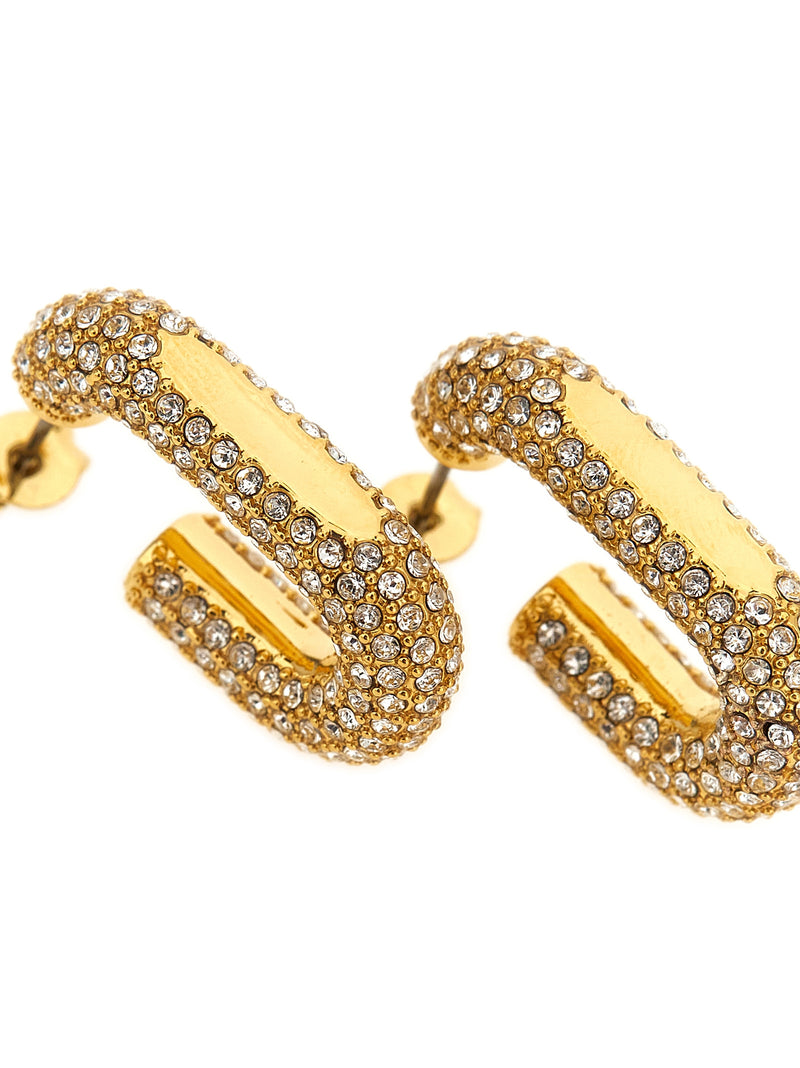 Paco Rabanne Gold Brass Earrings - Bold & Trendy Design