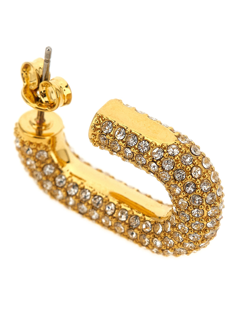 Paco Rabanne Gold Brass Earrings - Bold & Trendy Design