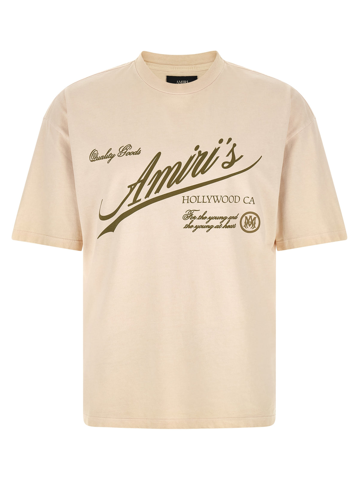 Amiri Beige Cotton T-Shirt