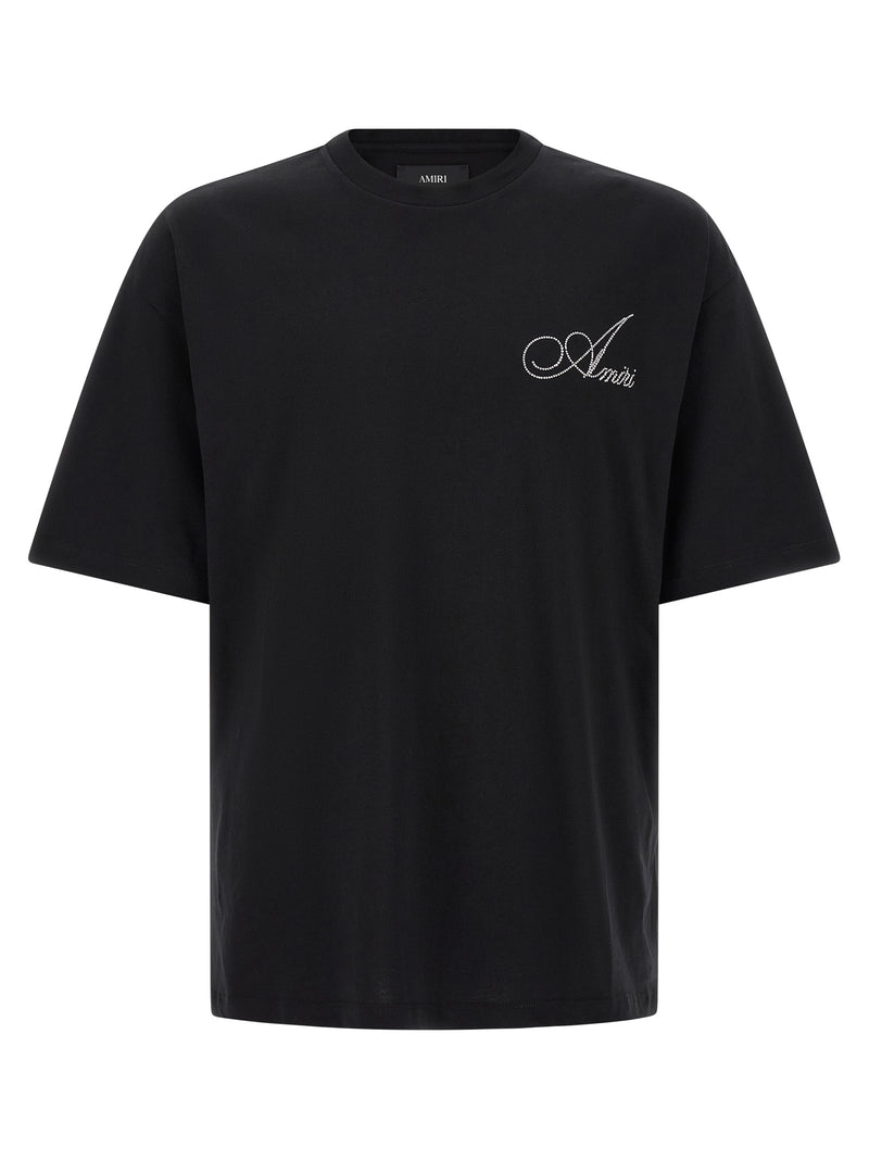Amiri Black Cotton T-Shirt - Luxury Streetwear