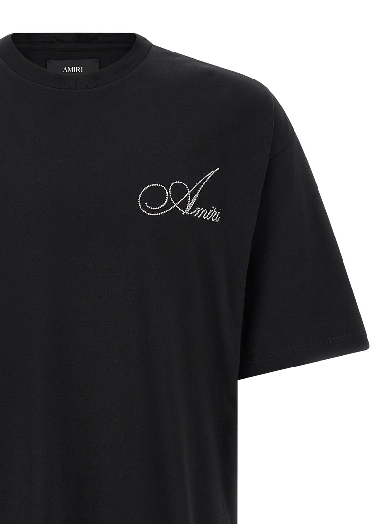 Amiri Black Cotton T-Shirt - Luxury Streetwear