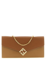 Fendi Brown Calfskin Cardholder