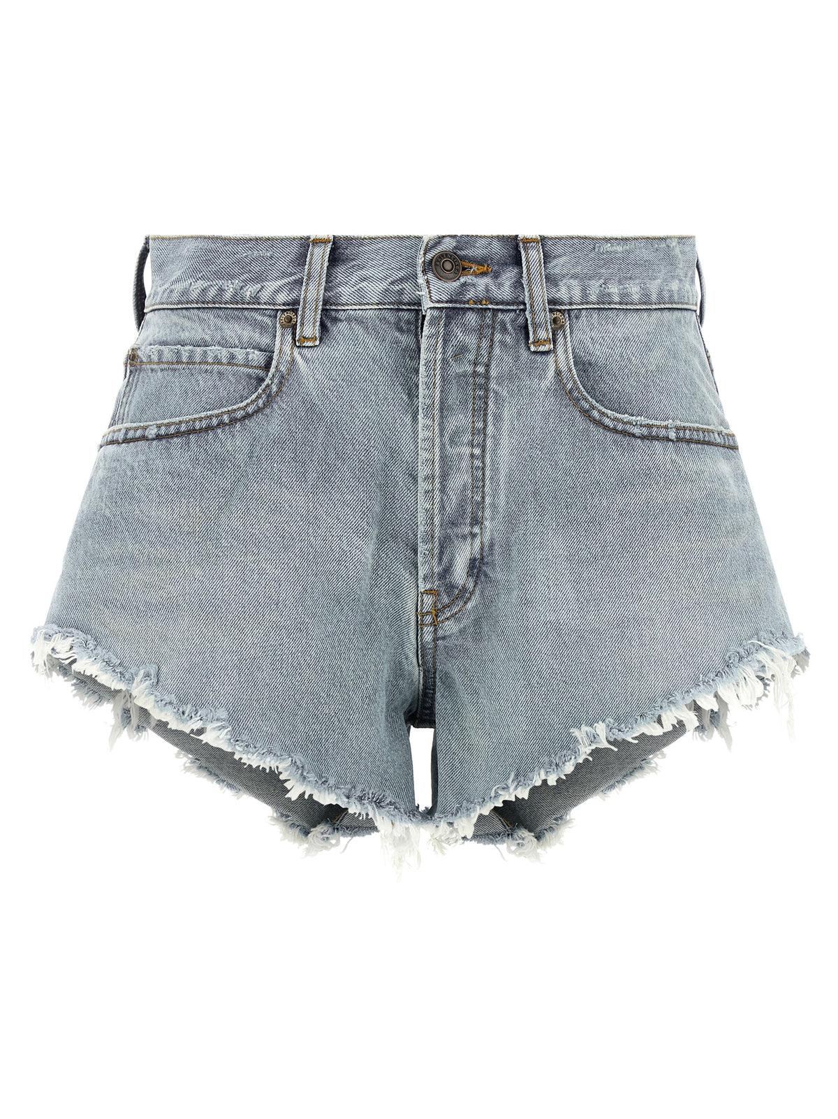 Balenciaga Blue Cotton Bermuda Shorts