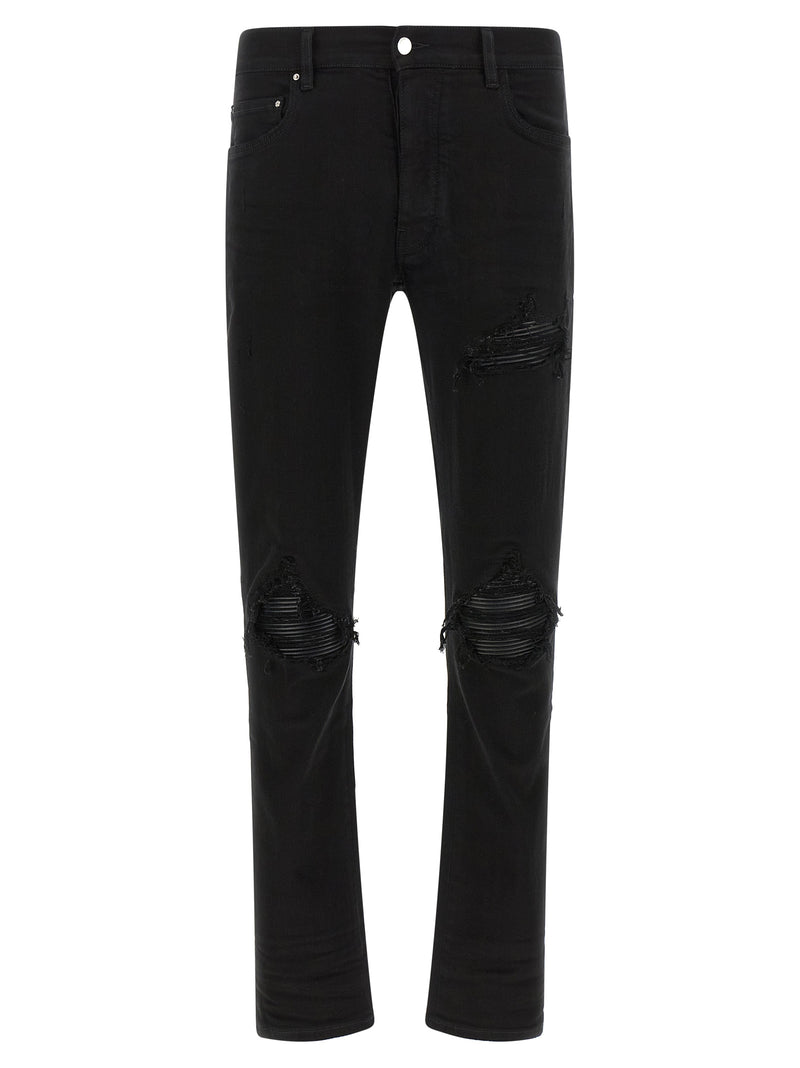Amiri MX1 Black Cotton Slim Fit Jeans for Men