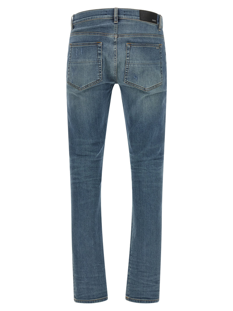 Amiri MX1 Blue Cotton Skinny Jeans for Men