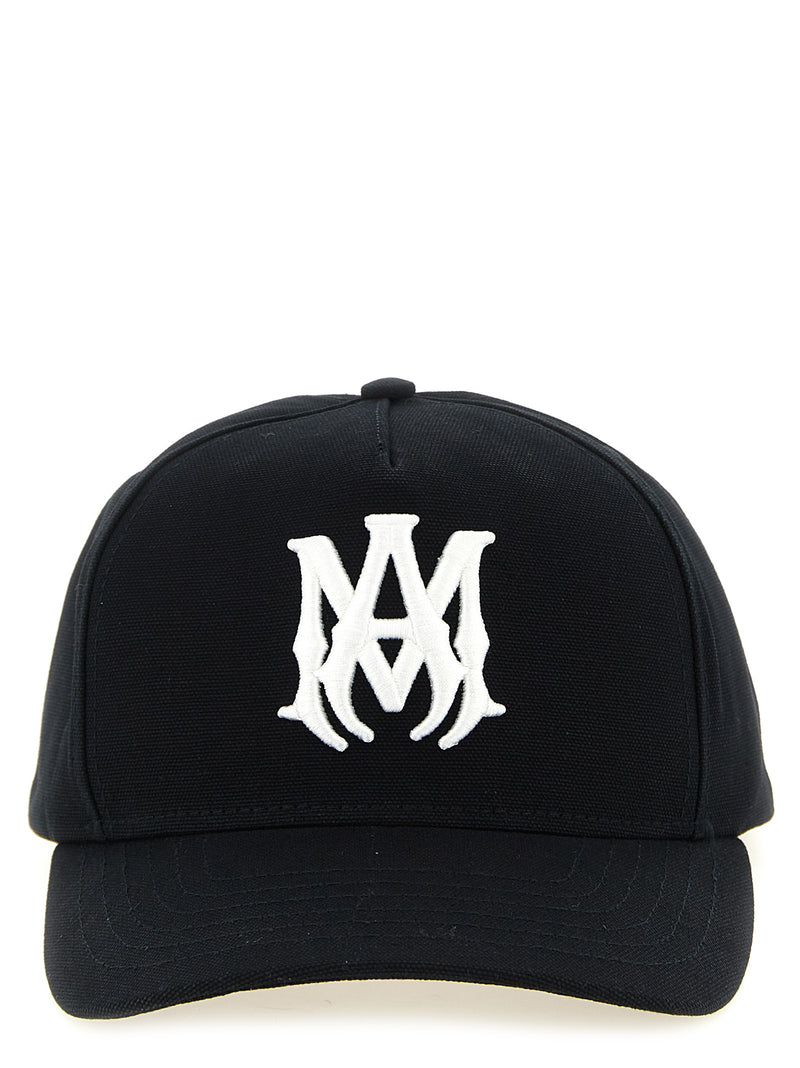 Amiri Black Cotton Cap - Stylish Baseball Hat for Men