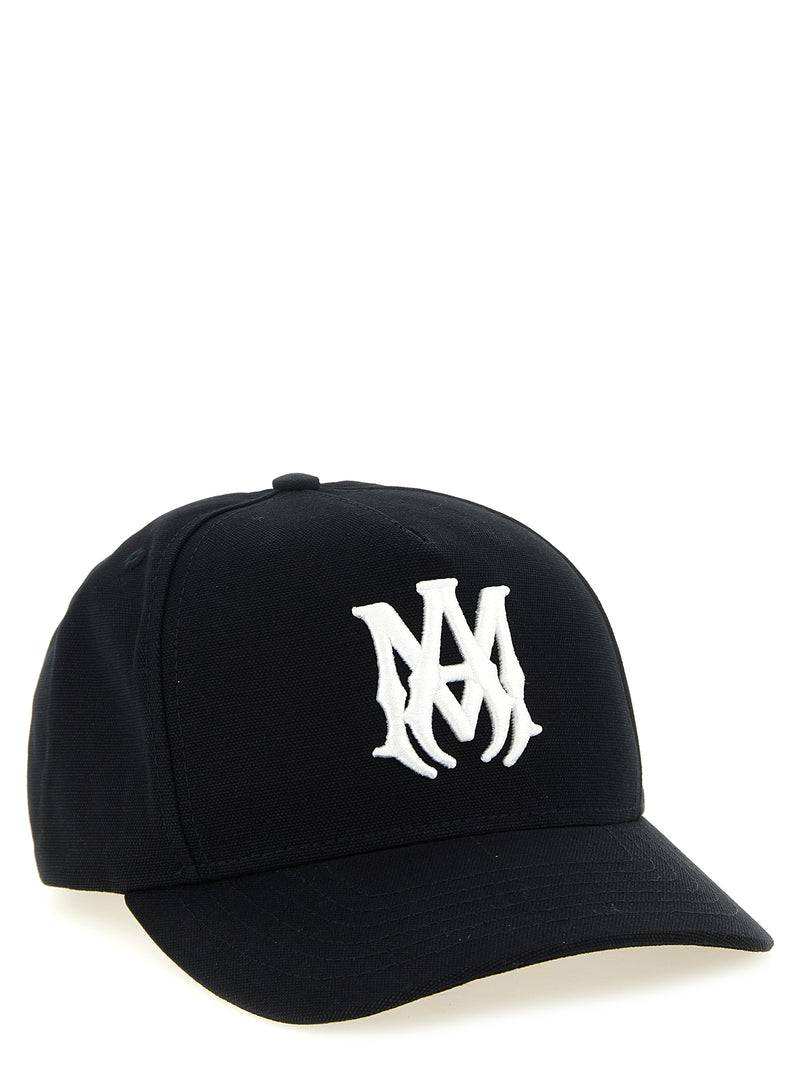 Amiri Black Cotton Cap - Stylish Baseball Hat for Men