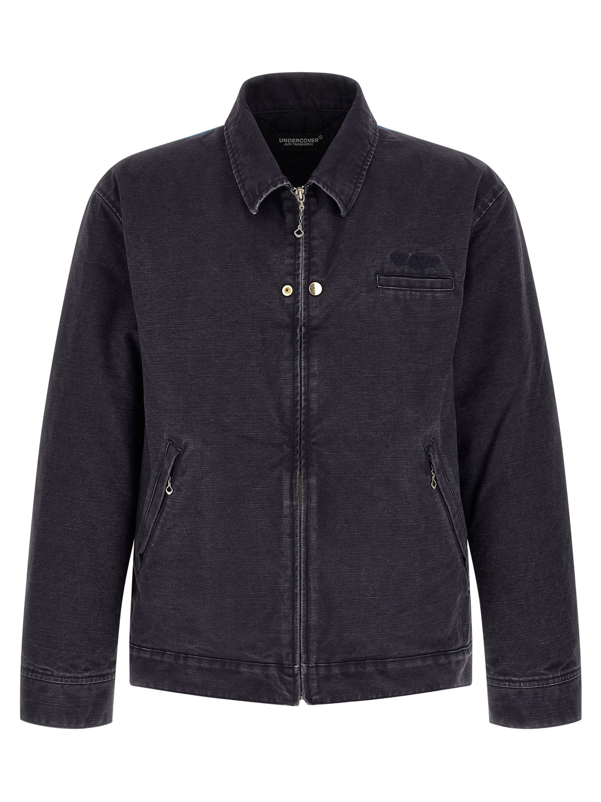 Undercover Blue Cotton Full-Length Jacket