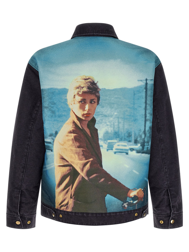 Undercover Blue Cotton Full-Length Jacket - Avant-Garde Design