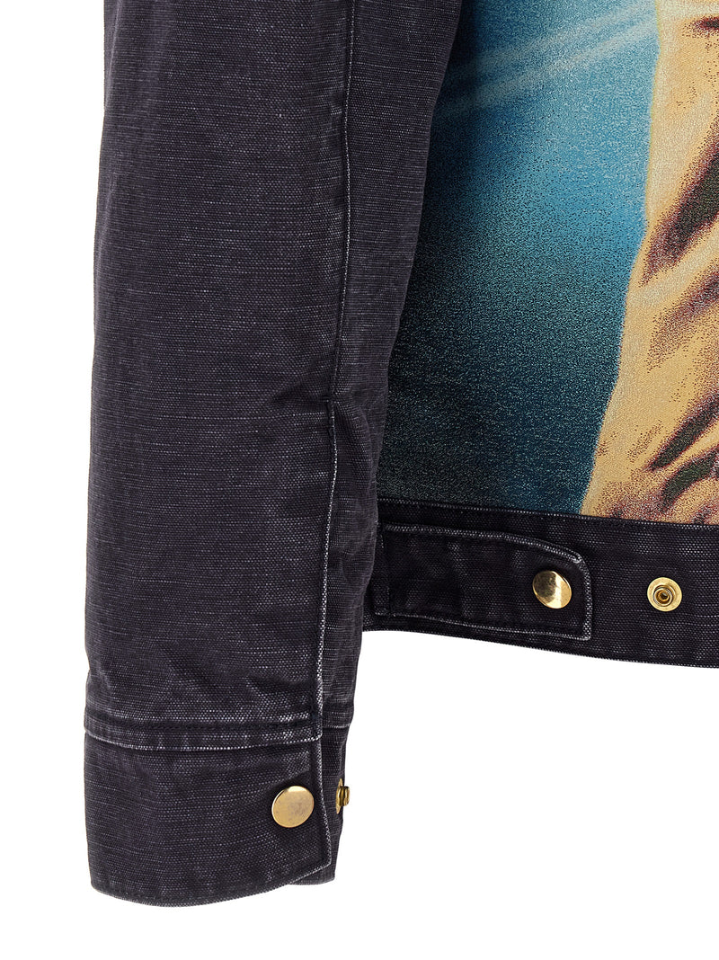 Undercover Blue Cotton Full-Length Jacket - Avant-Garde Design