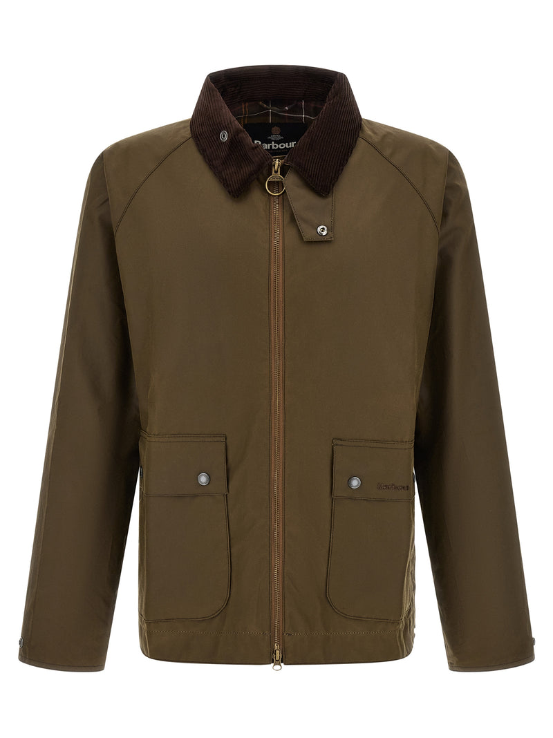 Barbour Brown Cotton Full-Length Jacket - Classic Outerwear