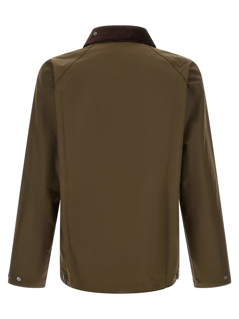 Barbour Brown Cotton Full-Length Jacket - Classic Outerwear