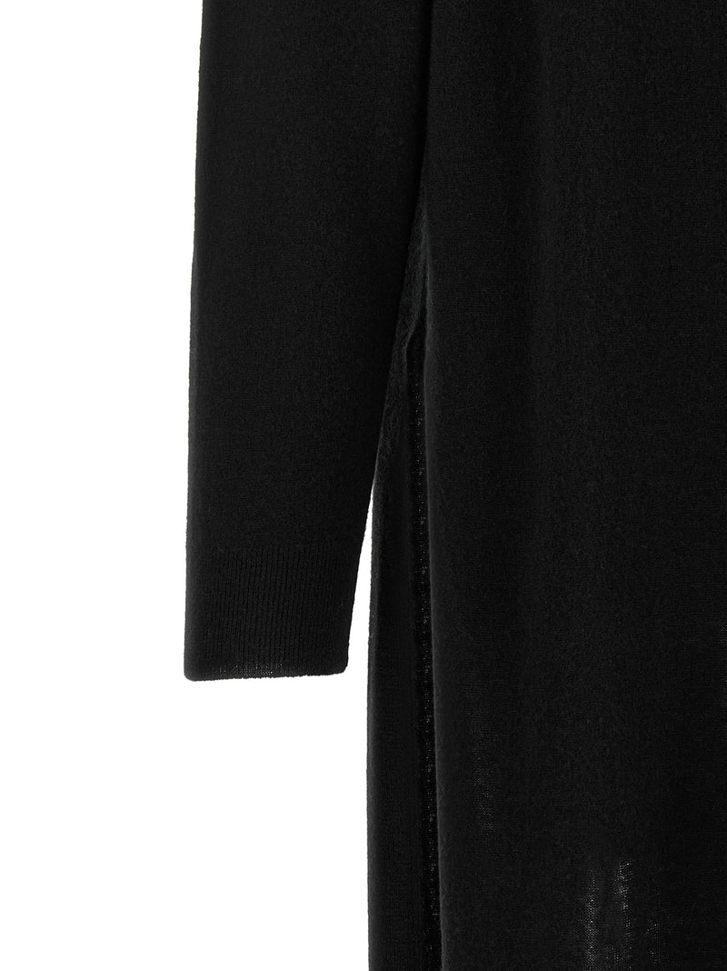 Darkpark Black Merino Wool Sweatshirt - Gia Model