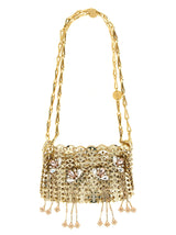 Paco Rabanne Gold Stainless Steel Shoulder Bag