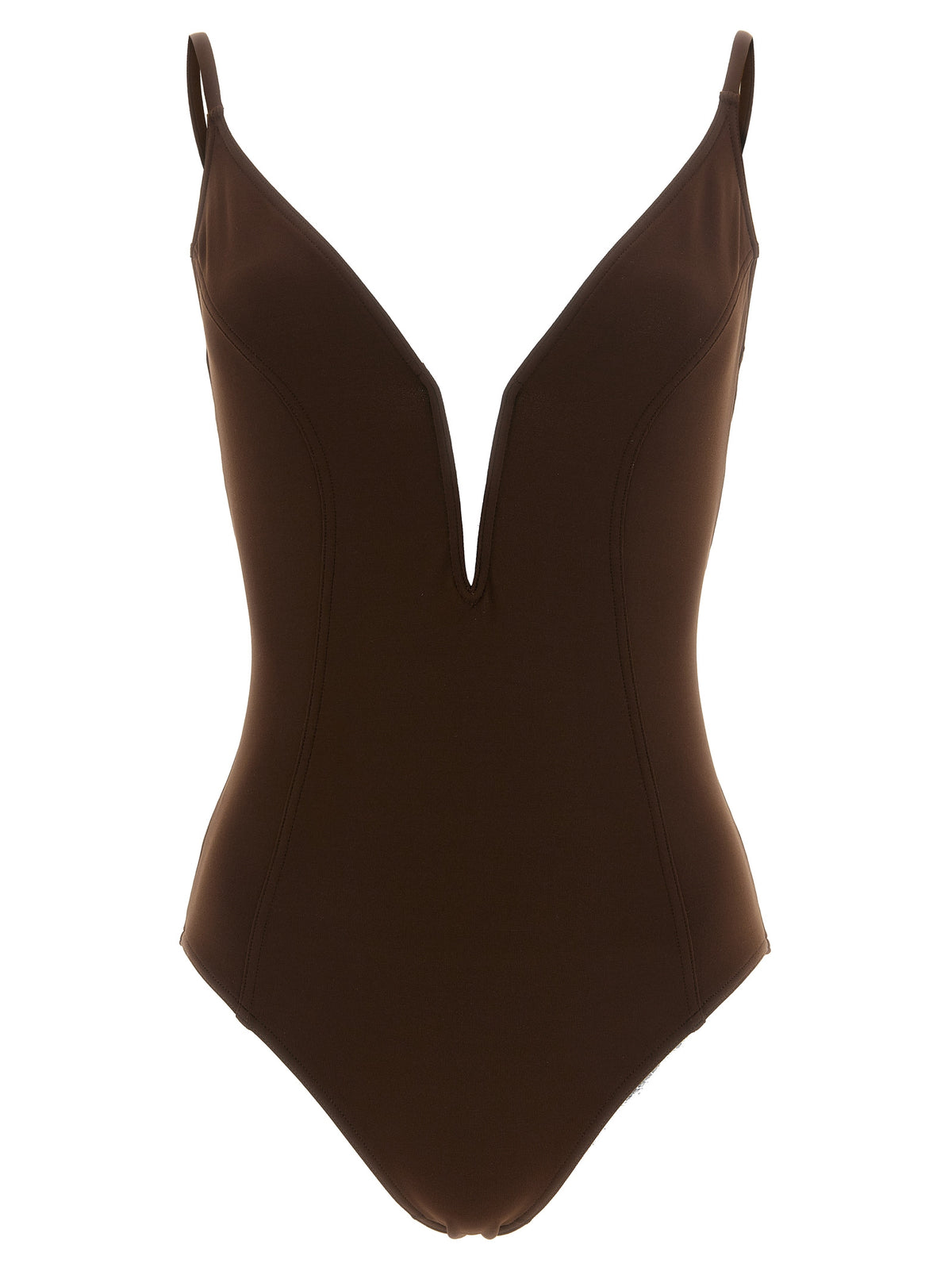 Eres Brown Polyamide One-Piece Swimsuit