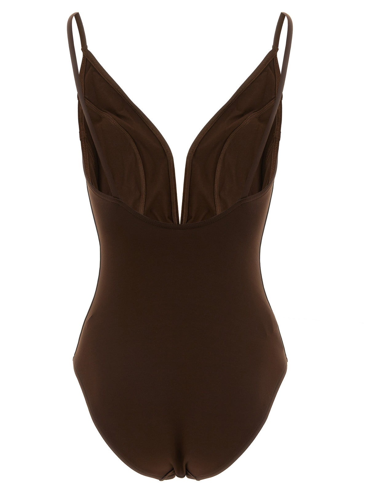 Eres Brown Polyamide One-Piece Swimsuit