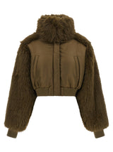 PINKO Bicolor Polyester Bomber