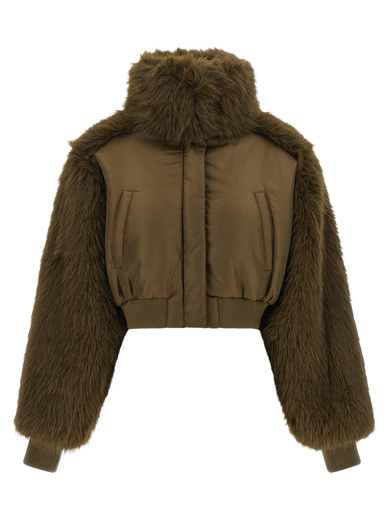 PINKO Bicolor Polyester Bomber Jacket for Women