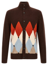Ballantyne Brown Cashmere Cardigan