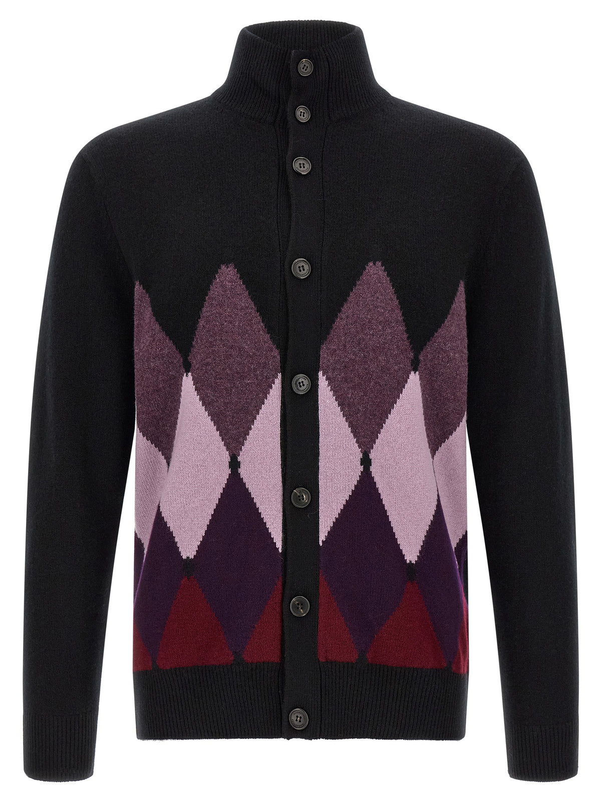 Ballantyne Black Cashmere Cardigan