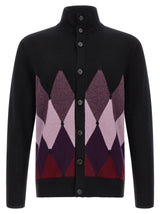 Ballantyne Black Cashmere Cardigan