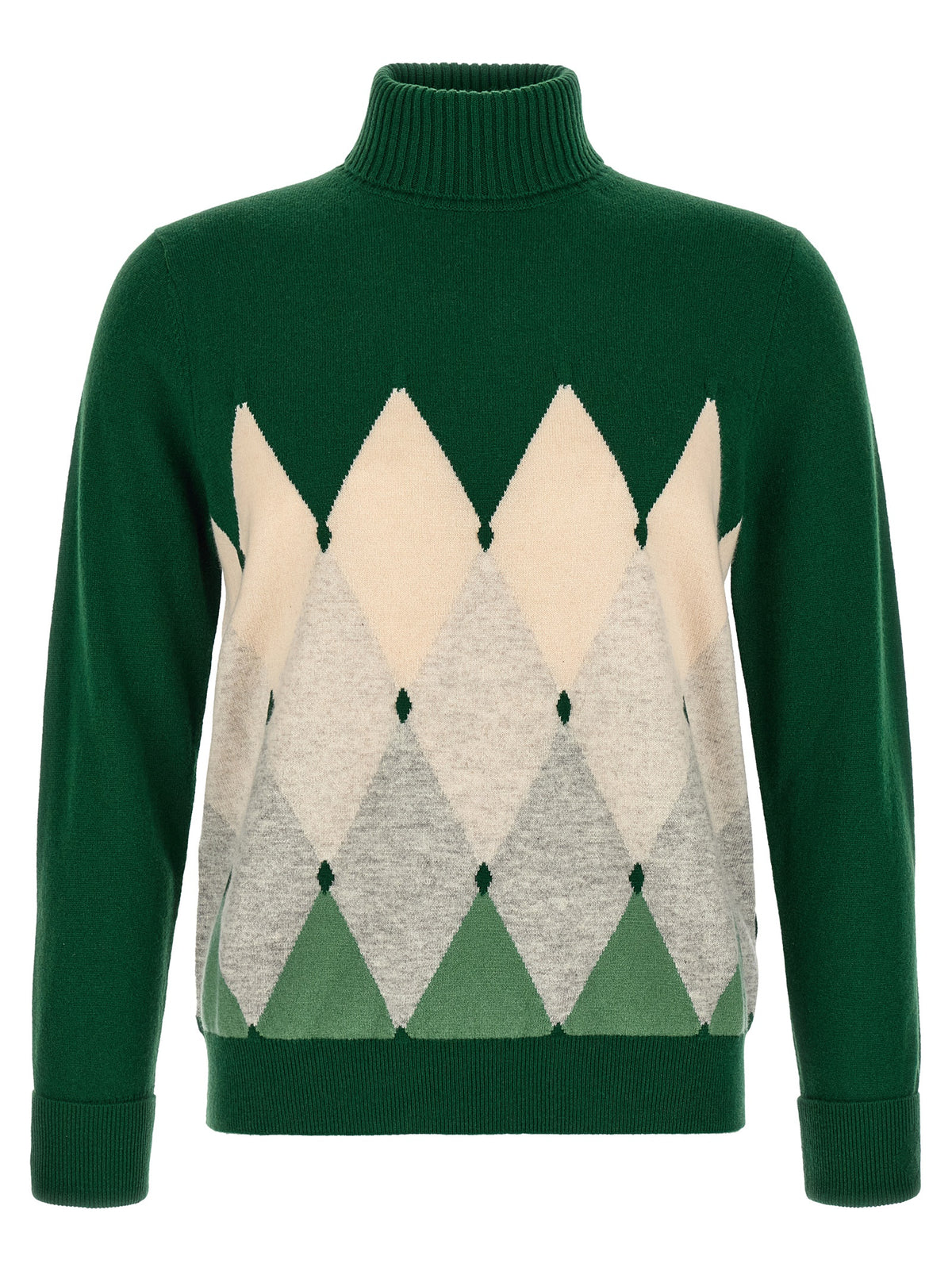 Ballantyne Bicolor Cashmere Cardigan