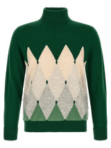Ballantyne Bicolor Cashmere Cardigan