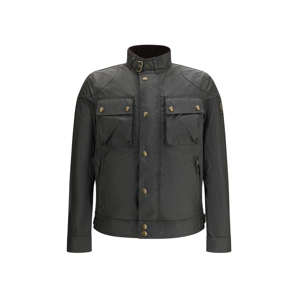 Belstaff Bicolor Cotton Coat - Slim Fit Classic Jacket