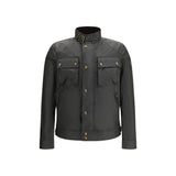 Belstaff Bicolor Cotton Coat - Slim Fit Classic Jacket