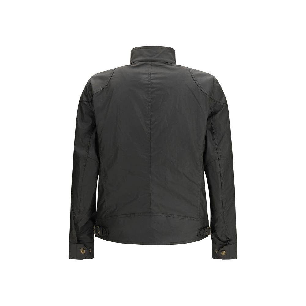 Belstaff Bicolor Cotton Coat - Slim Fit Classic Jacket